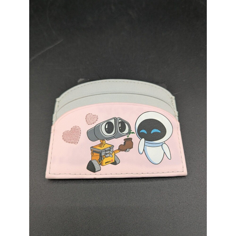 Bioworld Disney Pixar WALL-E Eve Pink Chibi Heart Boot Card Holder Wallet